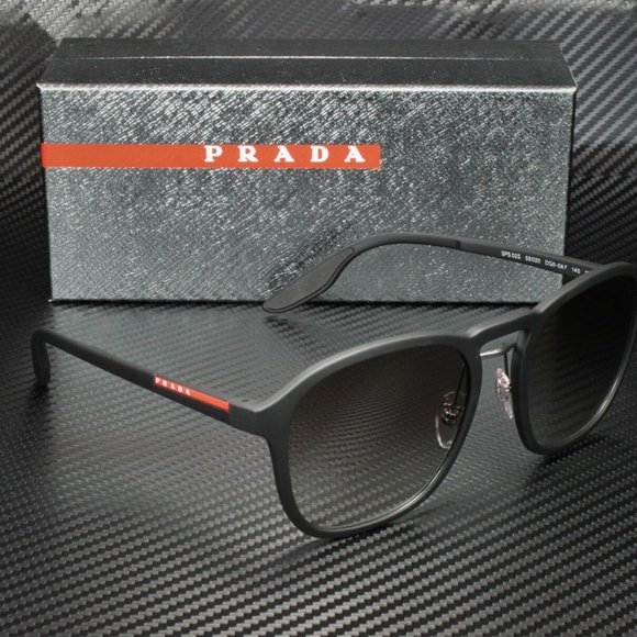 Prada Men's Black and Grey Rubber Sunglasses! - Picture 3 of 4